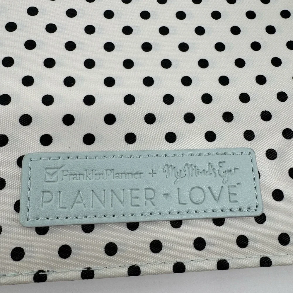 FranklinCovey Planner Love Wild Aspaagus Floral Binder Organizer Blue HTF Rare